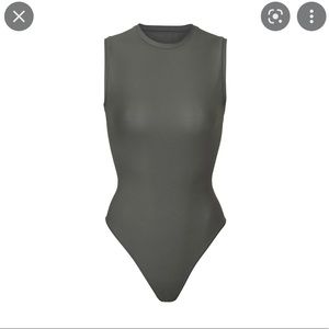SKIMS (Deep Sea-NWT) Crew Neck Bodysuit with Snaps